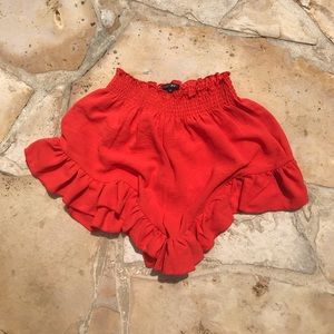 Beachy-Red Shorts